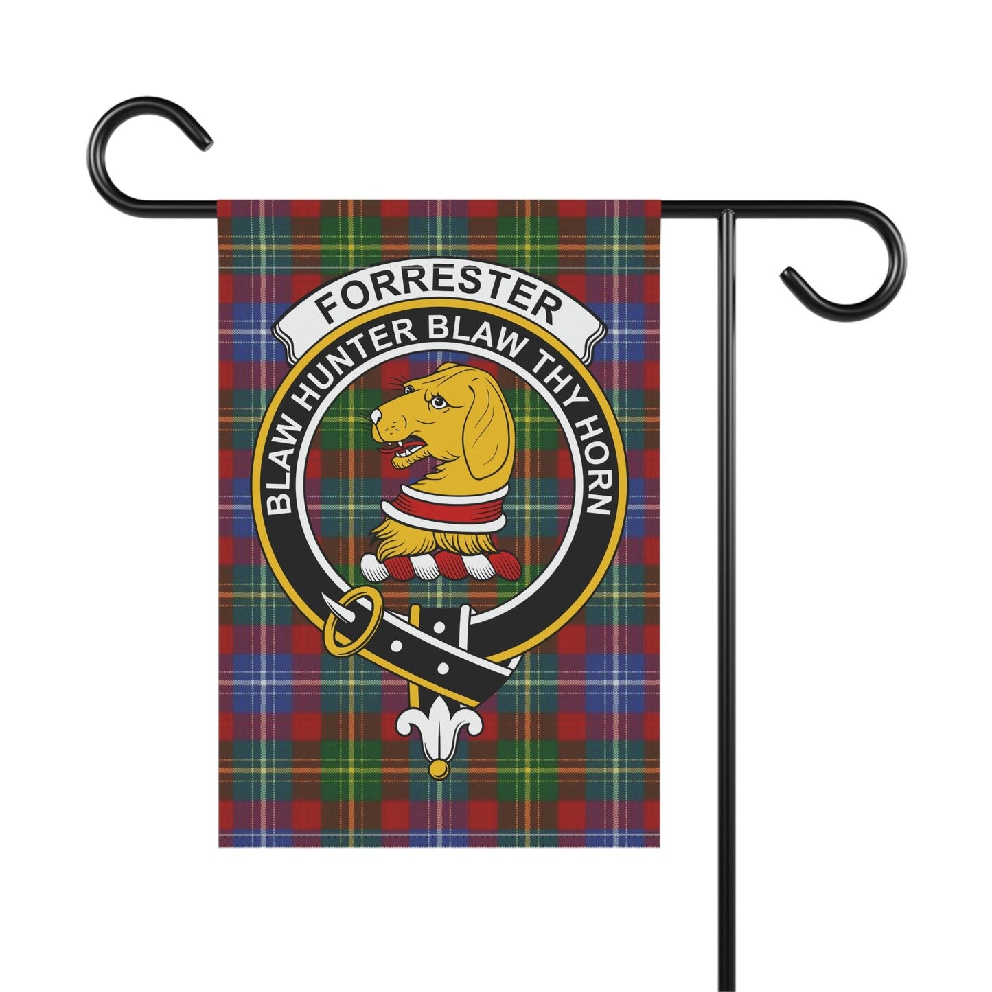 Forrester Clan Scottish Tartan Flag, Forrester Garden Banner, Scottish Flag, Scottish Clan Gift, Scotland Flag
