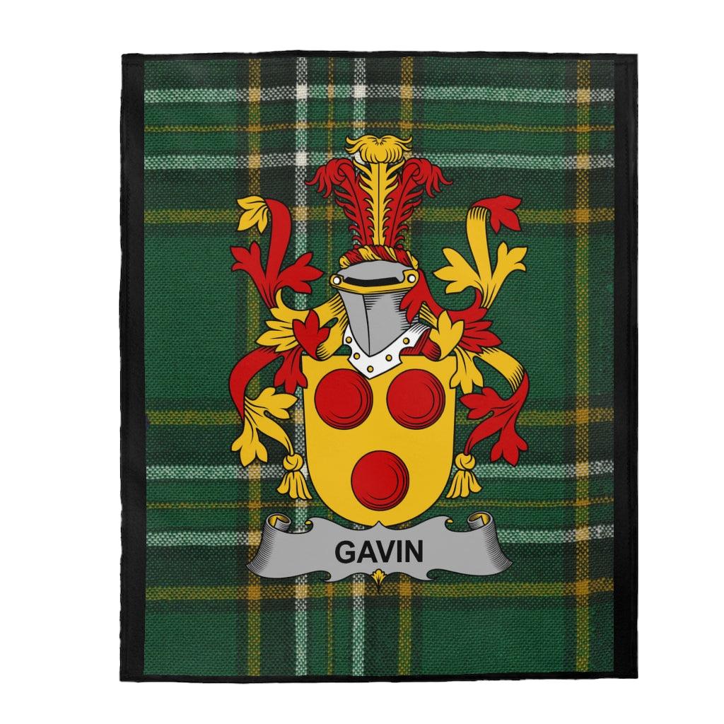 Gavin Irish Coat Of Arms Irish Blanket