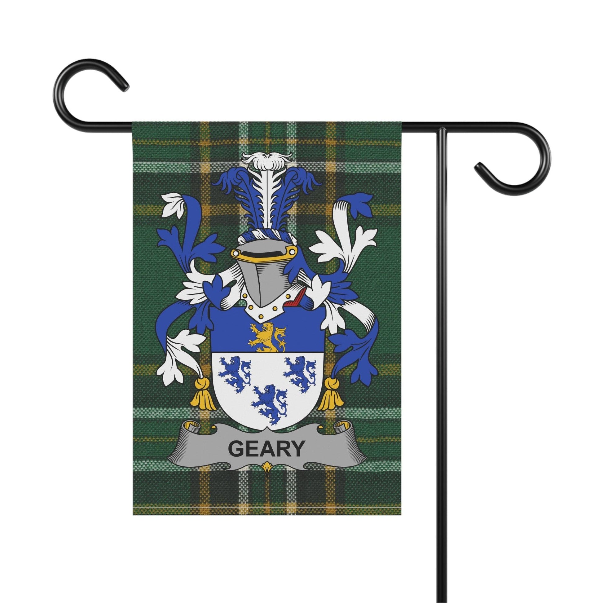Geary Coat Of Arms Irish Garden Flag