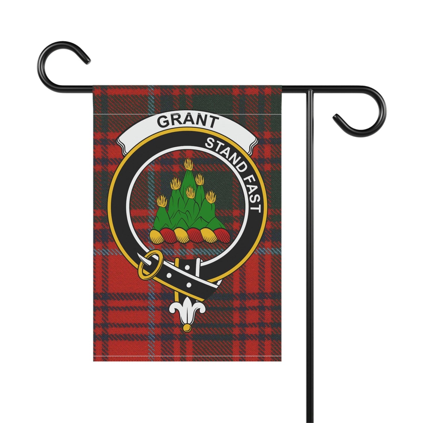 Grant Clan Scottish Tartan Garden Banner, Grant Family Crest Scotland Flag