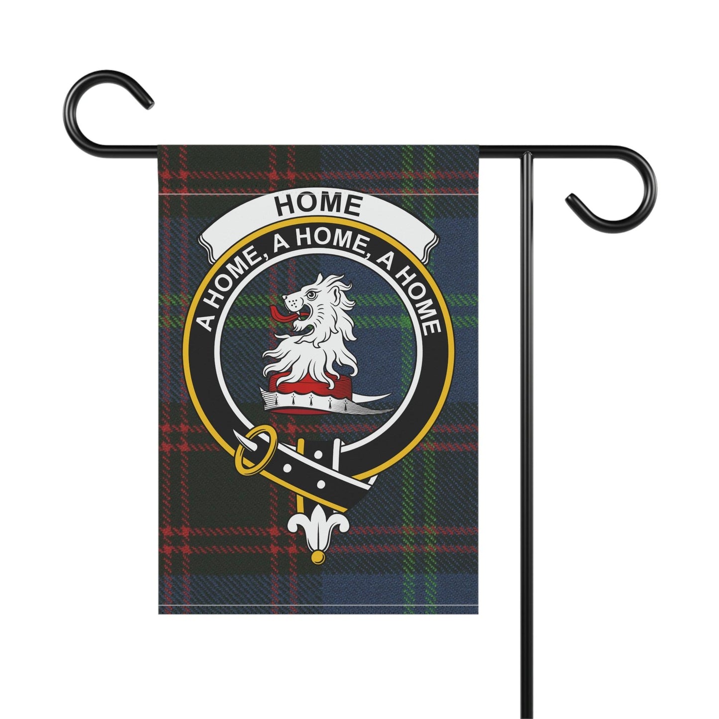 Home Clan Scottish Tartan Garden Banner, Home Family Crest Scotland Flag