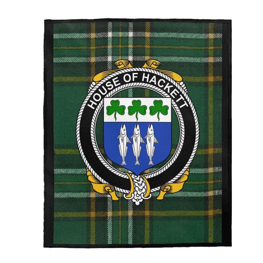 House Of Hackett Irish Tartan Blanket