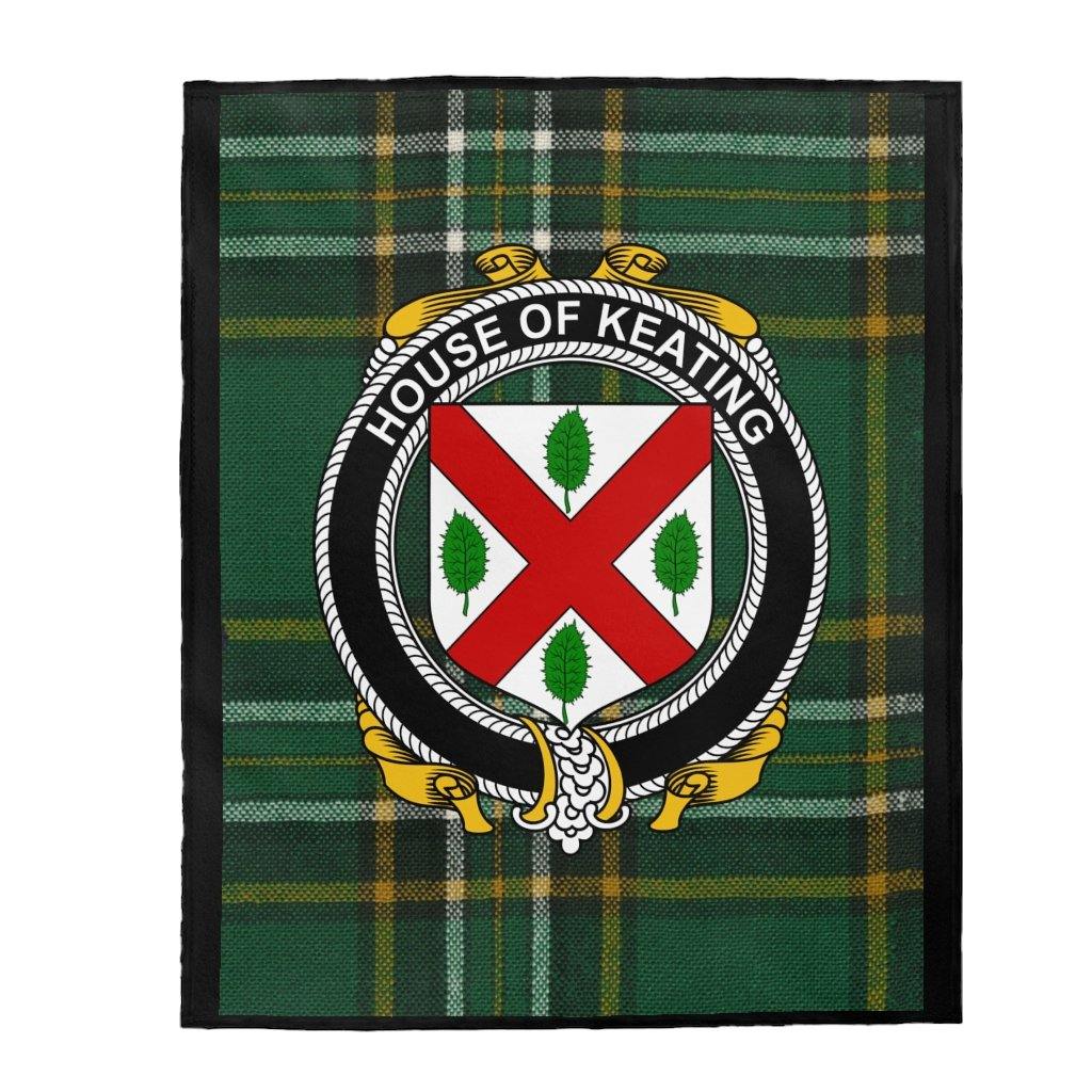 House Of Keating Irish Tartan Blanket