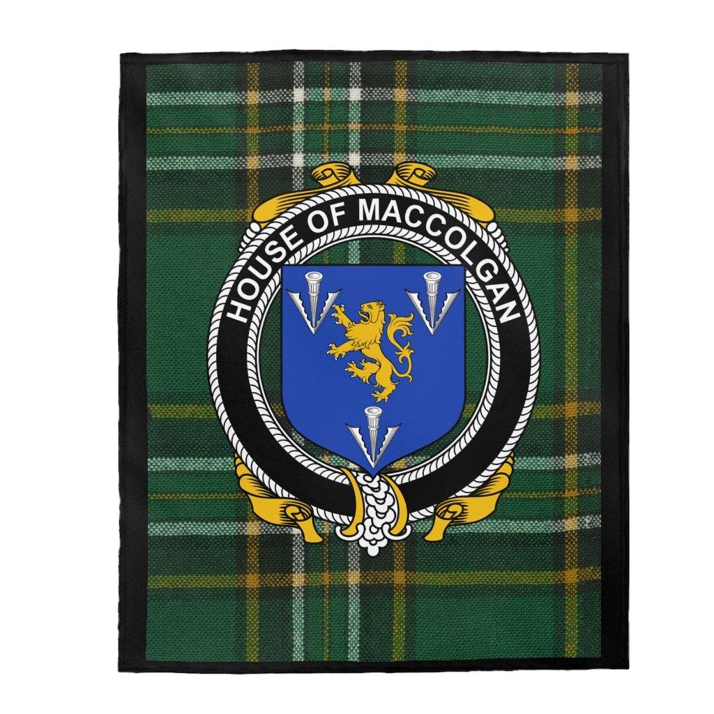 House Of MacColgan Irish Tartan Blanket