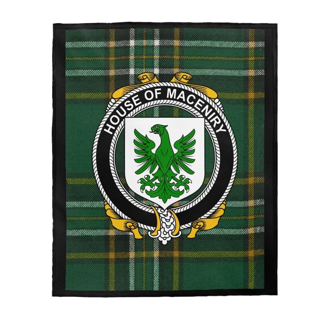 House Of MacEniry Irish Tartan Blanket