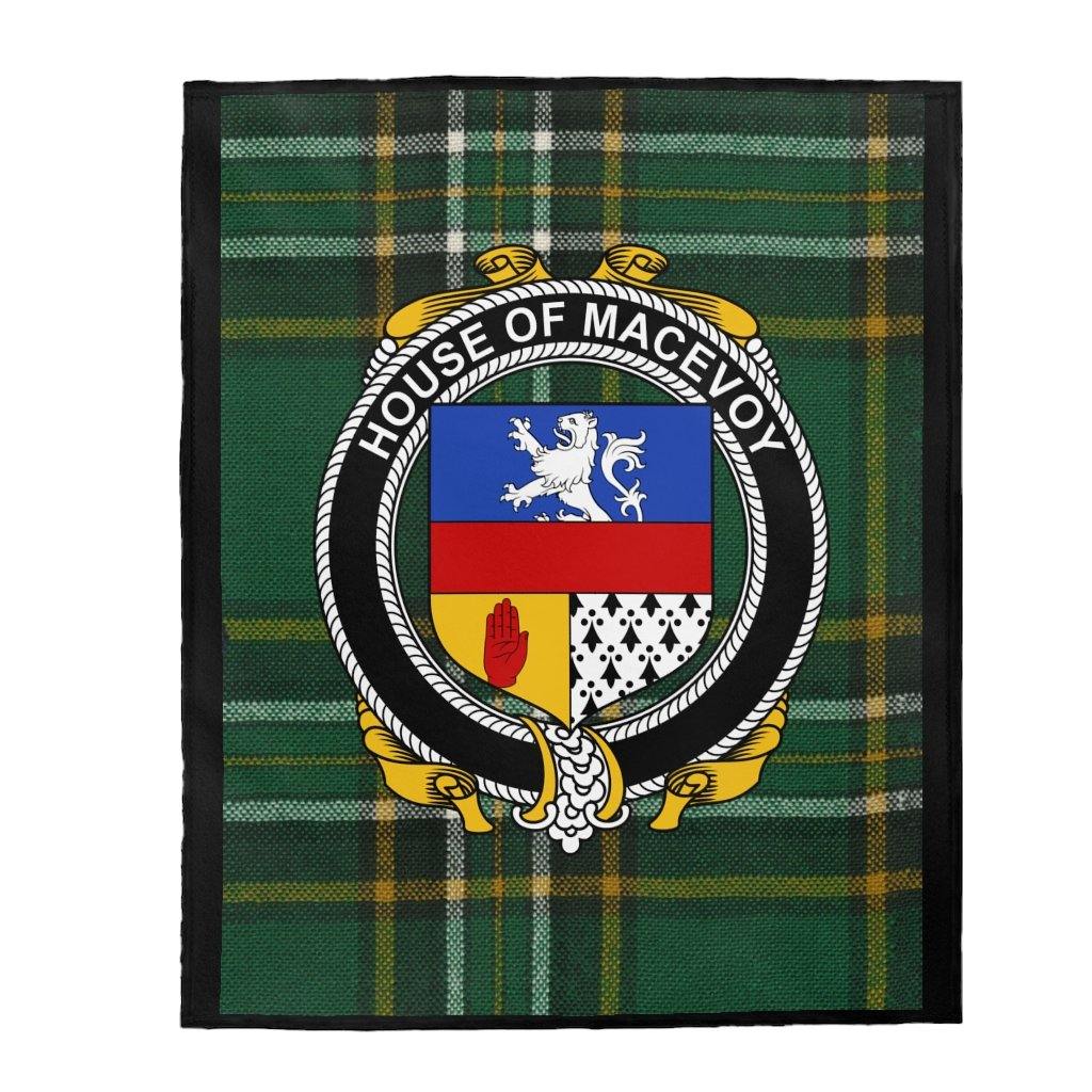 House Of MacEvoy Irish Tartan Blanket