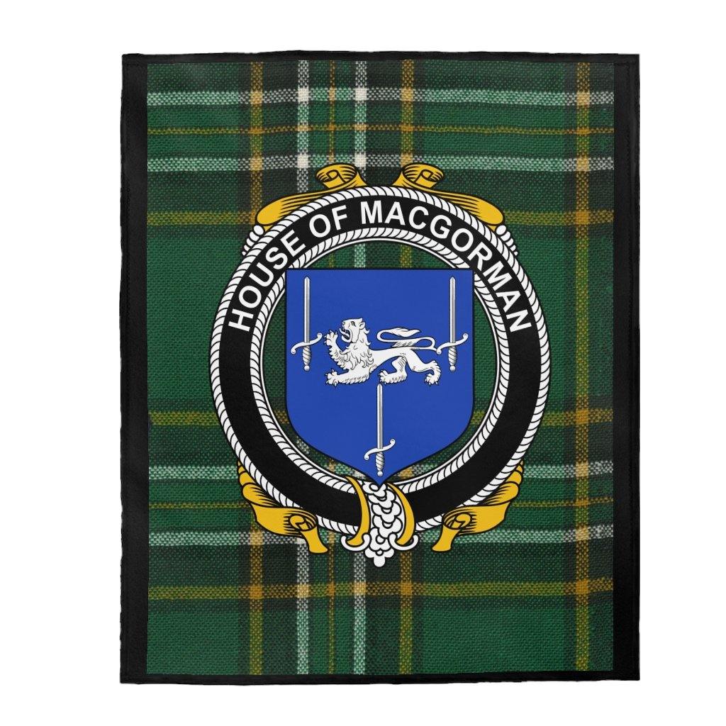 House Of MacGorman Irish Tartan Blanket