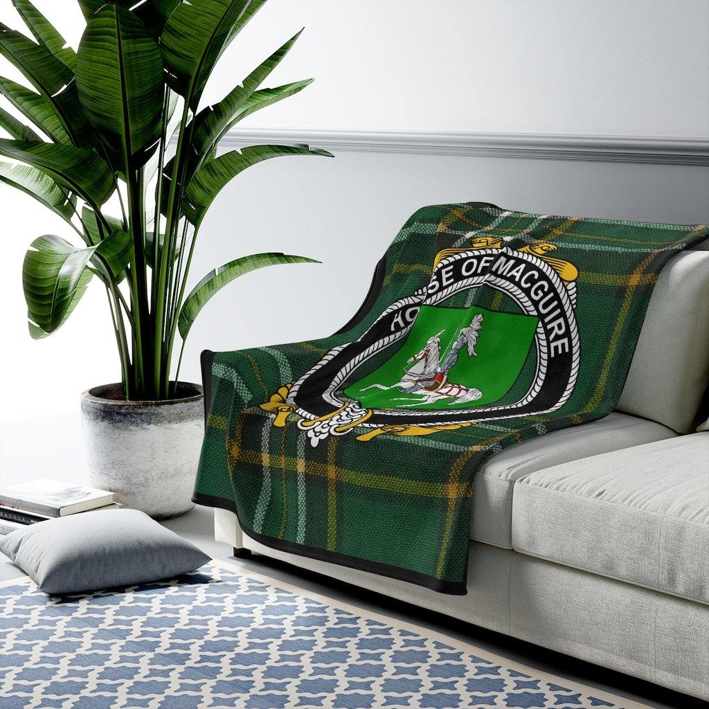 House Of MacGuire Irish Tartan Blanket