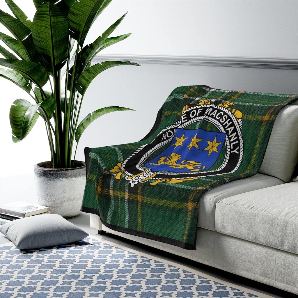 House Of MacShanly Irish Tartan Blanket
