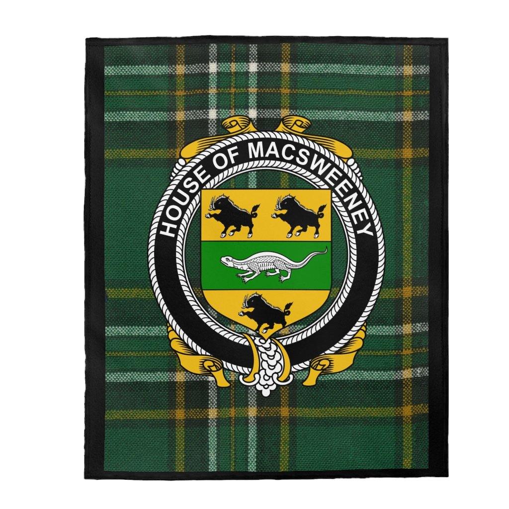 House Of MacSweeny Irish Tartan Blanket