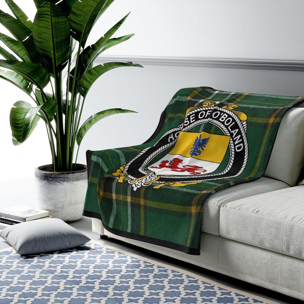 House Of O'Boland Irish Tartan Blanket