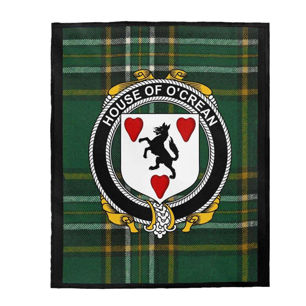 House Of O'Crean Irish Tartan Blanket