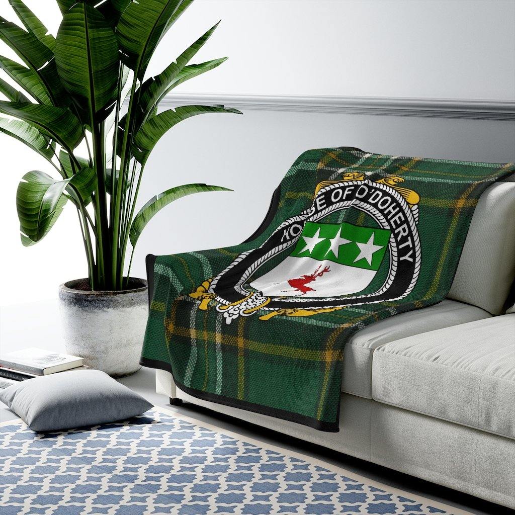 House Of O'Doherty Irish Tartan Blanket
