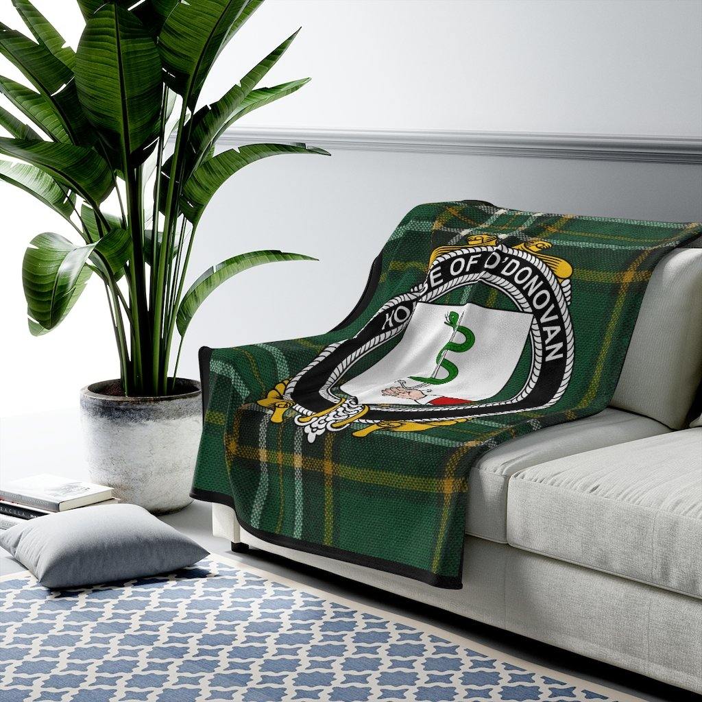 House Of O'Donovan Irish Tartan Blanket