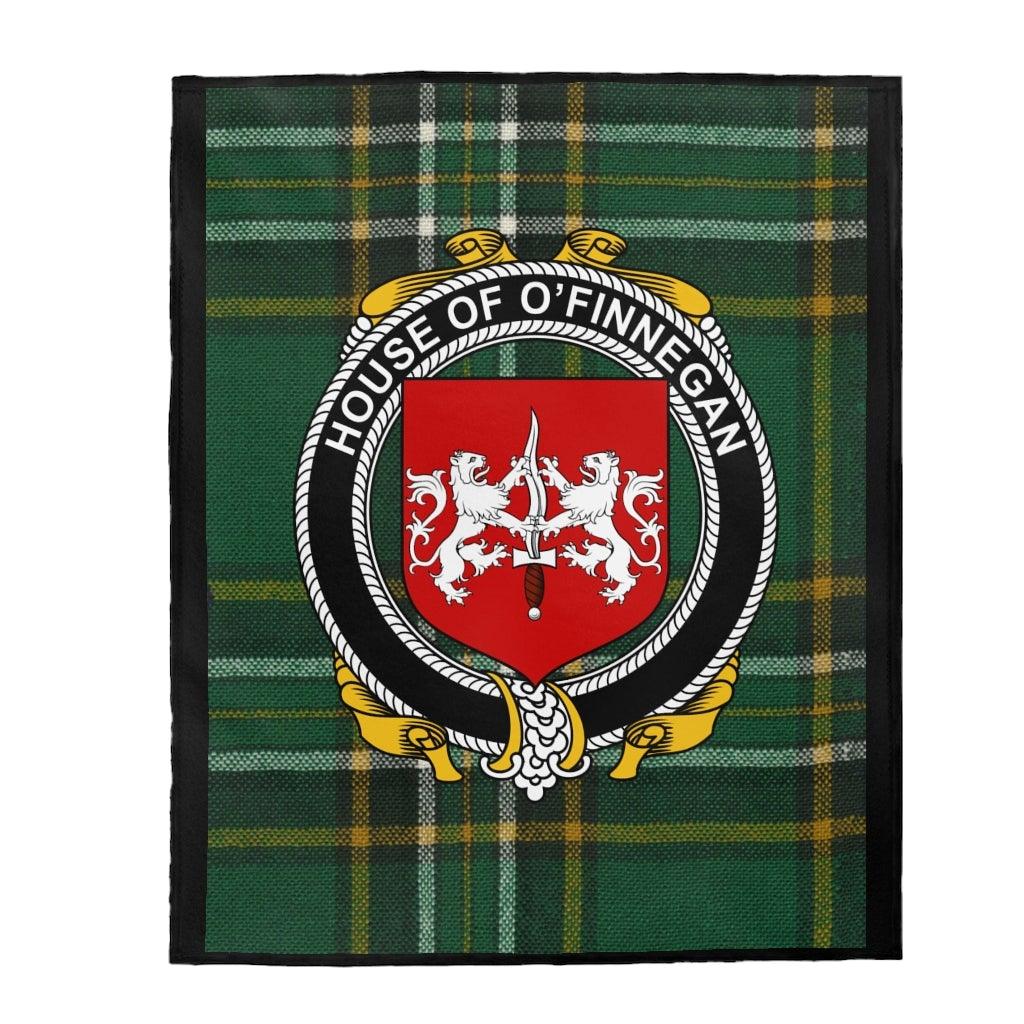 House Of O'Finnegan Irish Tartan Blanket