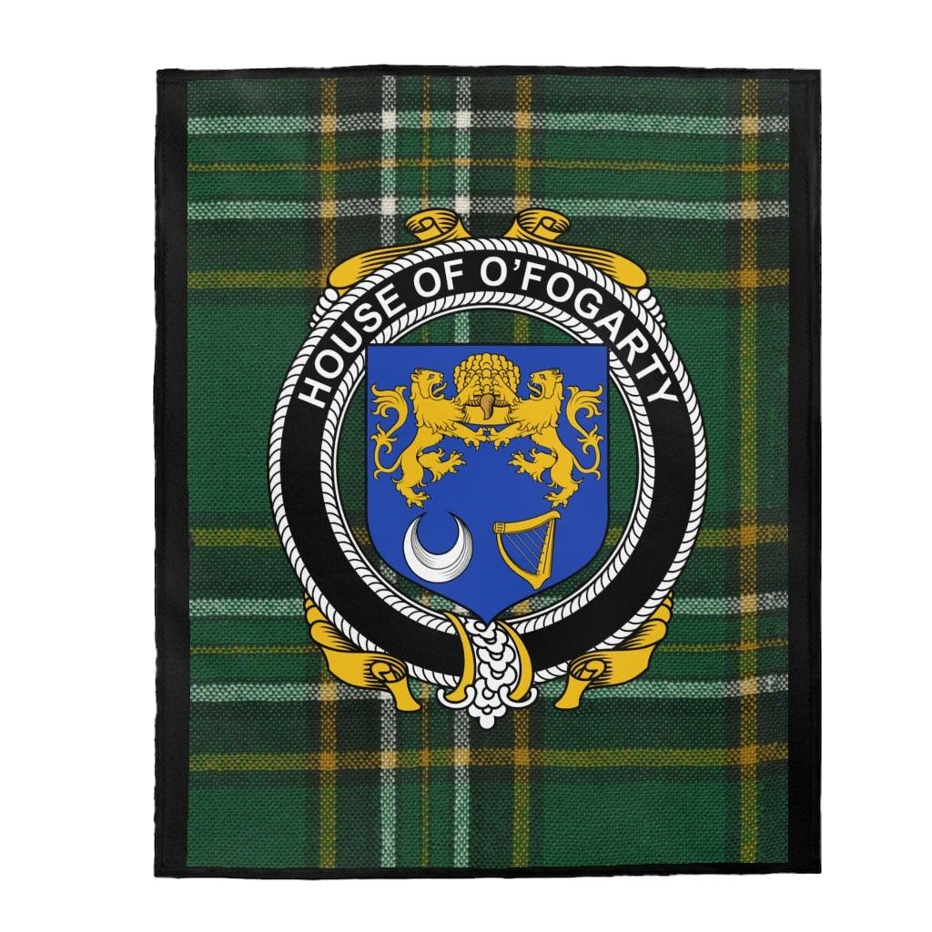 House Of O'Fogarty Irish Tartan Blanket