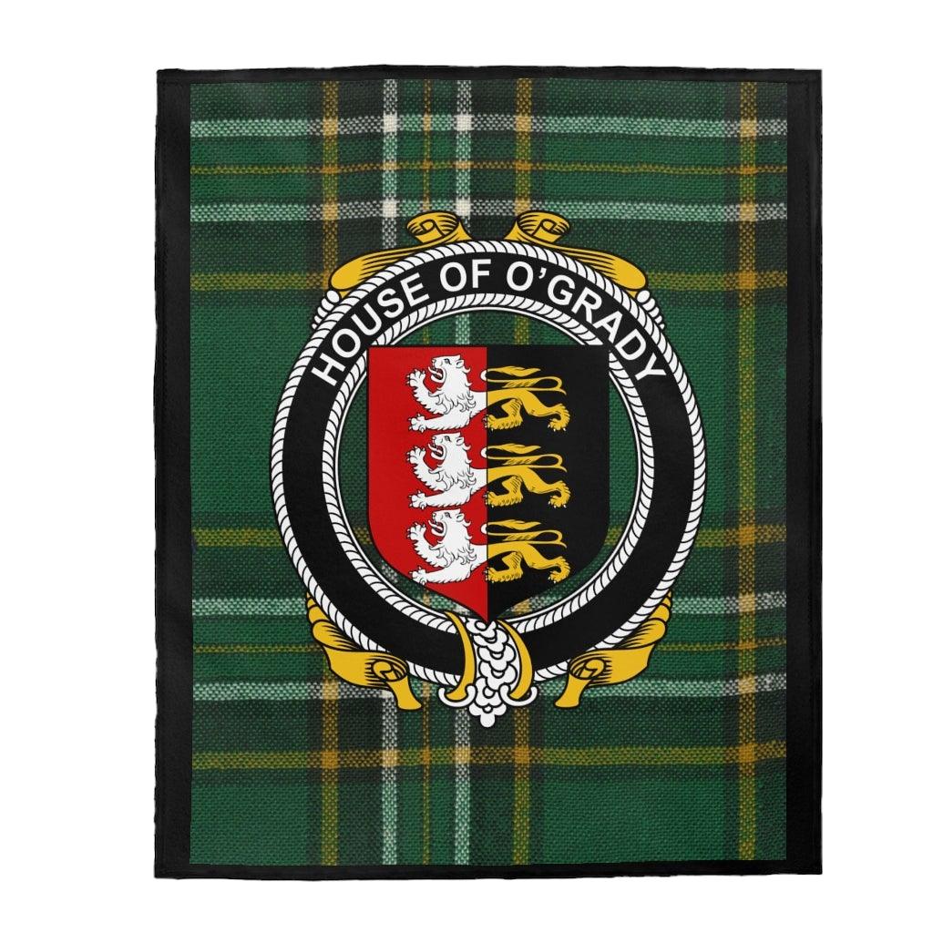 House Of O'Grady Irish Tartan Blanket