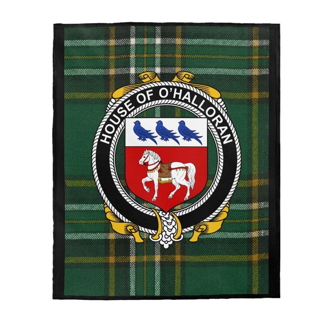 House Of O'Halloran Irish Tartan Blanket