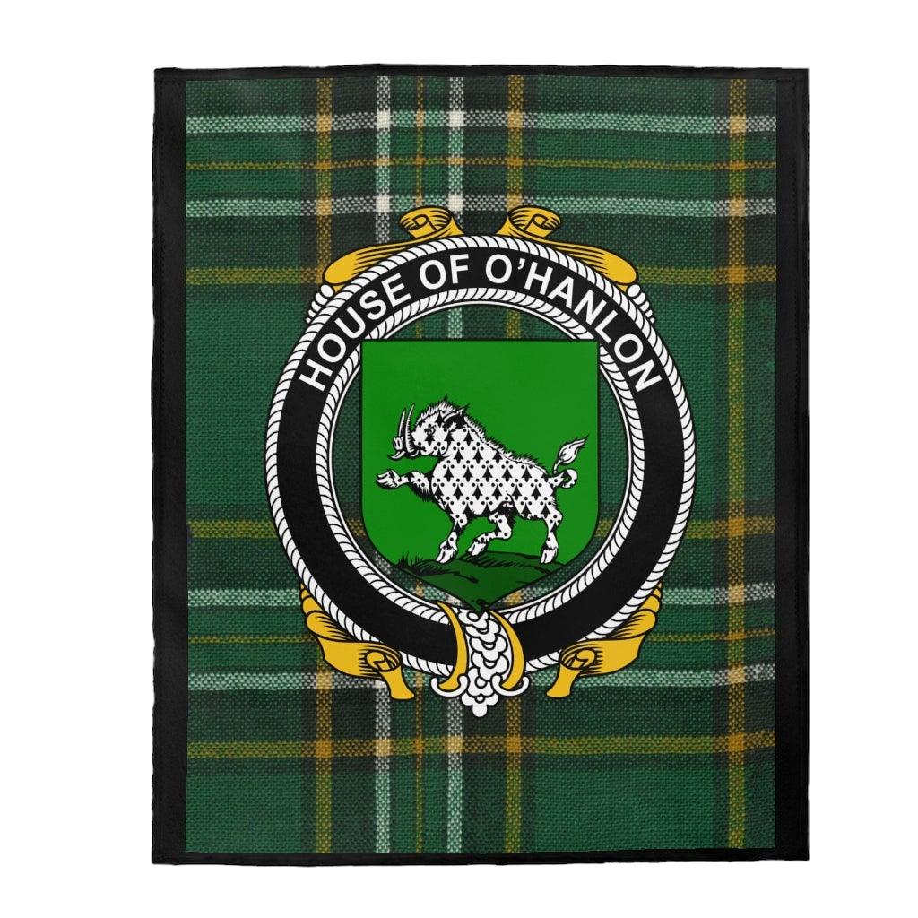 House Of O'Hanlon Irish Tartan Blanket