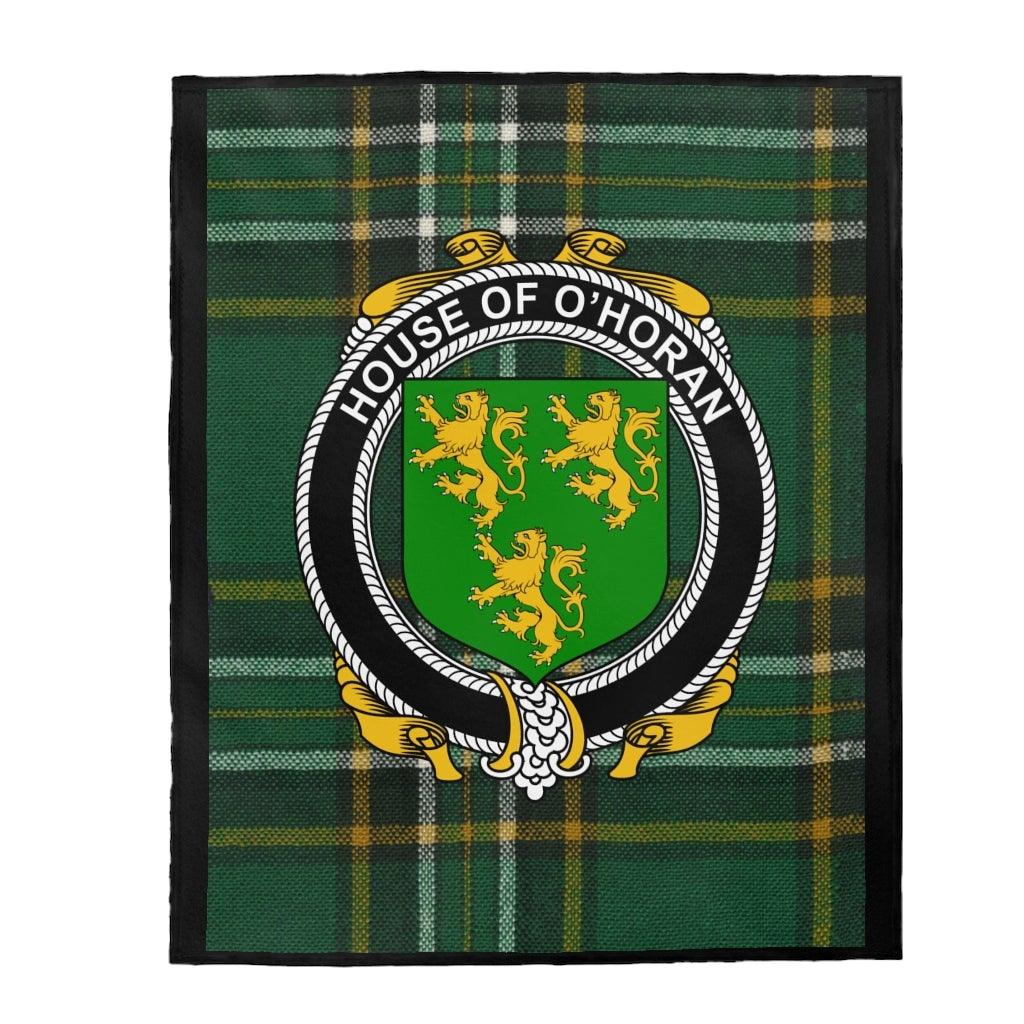 House Of O'Haran Irish Tartan Blanket