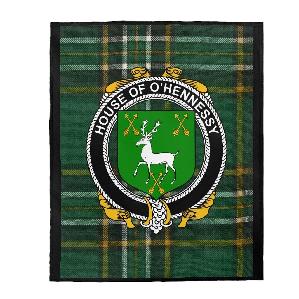 House Of O'Hennessy Irish Tartan Blanket
