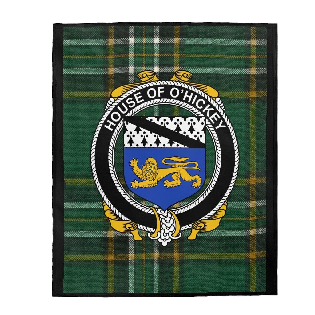 House Of O'Hickey Irish Tartan Blanket