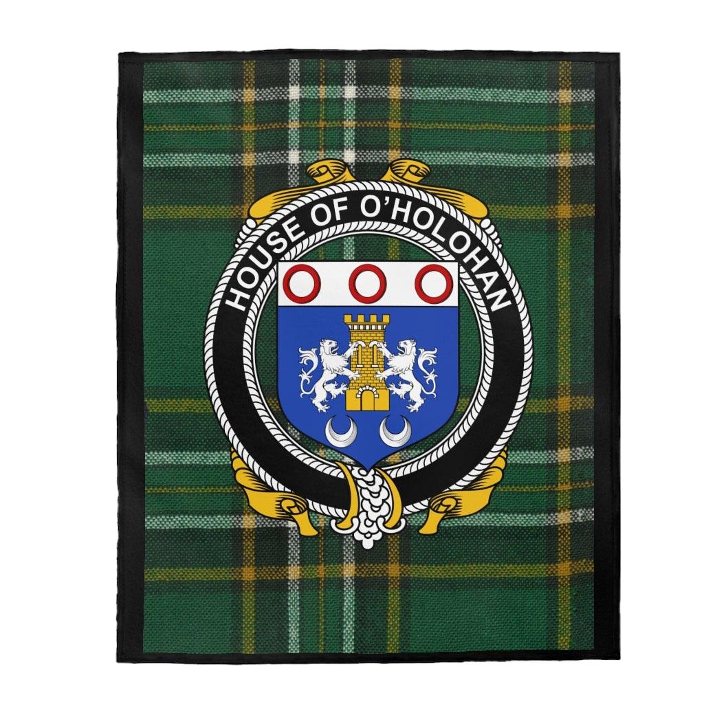 House Of O'Holohan Irish Tartan Blanket