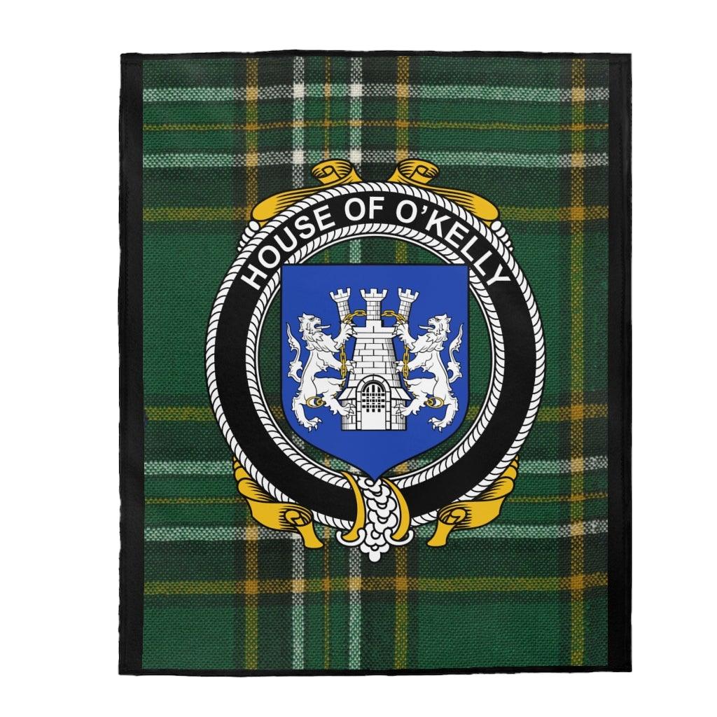 House Of O'Kelly Irish Tartan Blanket