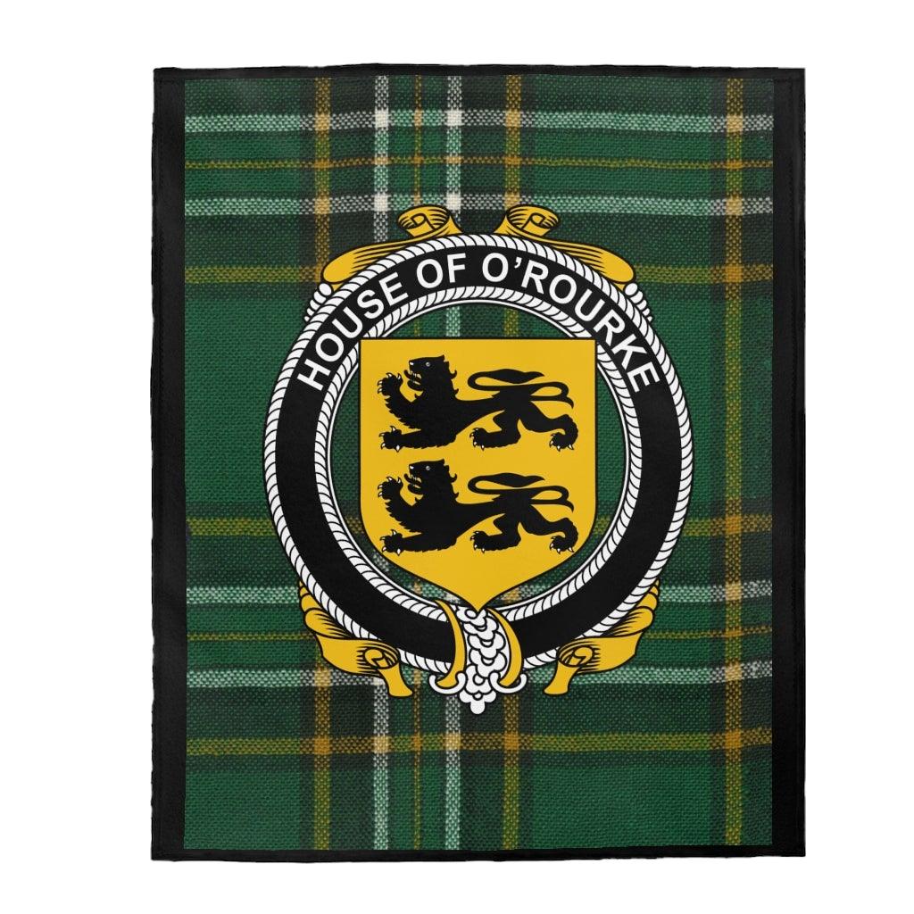 House Of O'Rourke Irish Tartan Blanket