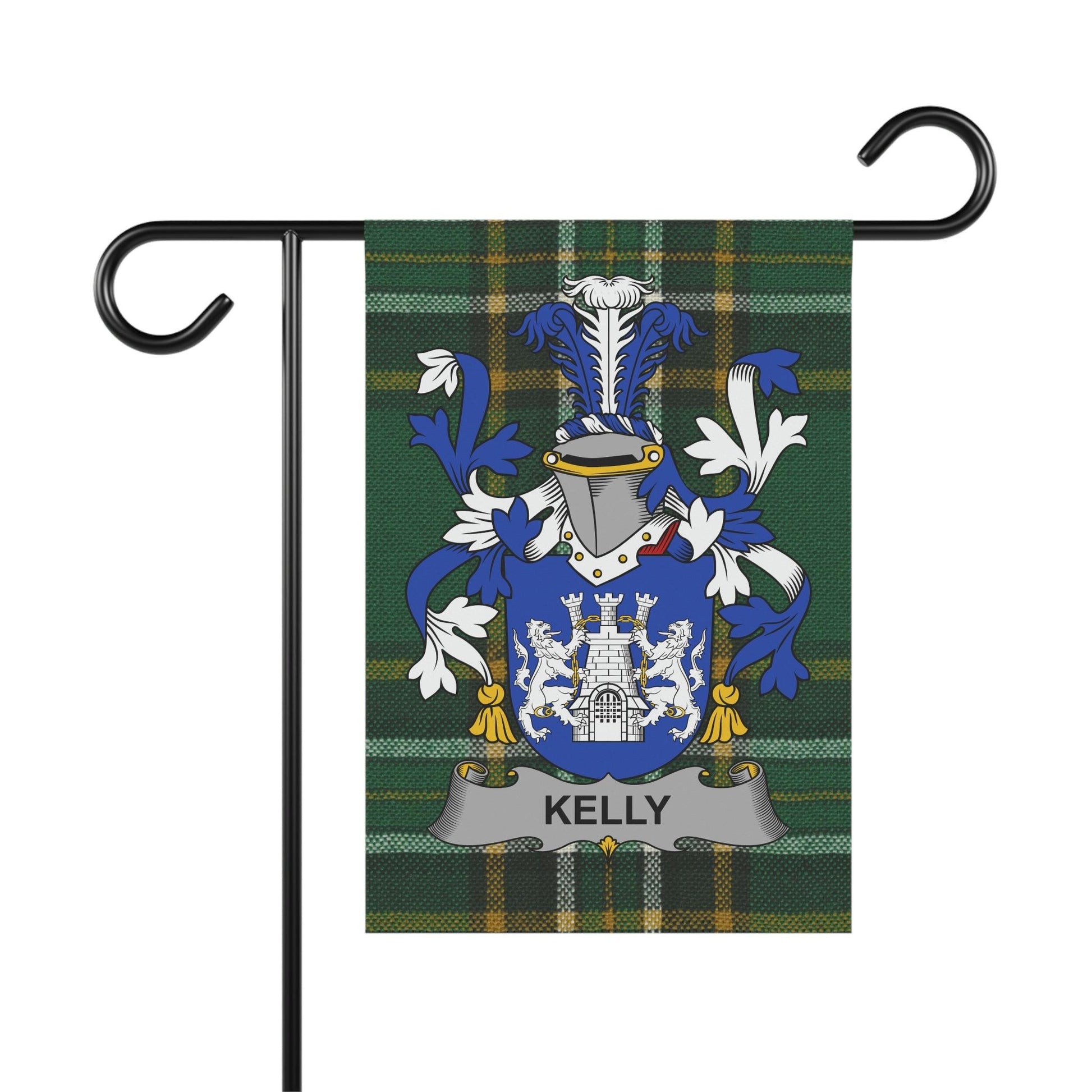 Kelly Coat Of Arms Irish Garden Flag