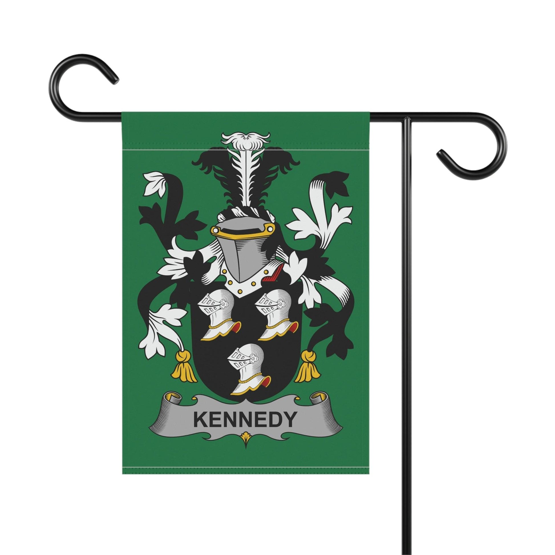 Kennedy Family Coat Of Arms Irish Flag, Irish Family Name Garden Banner