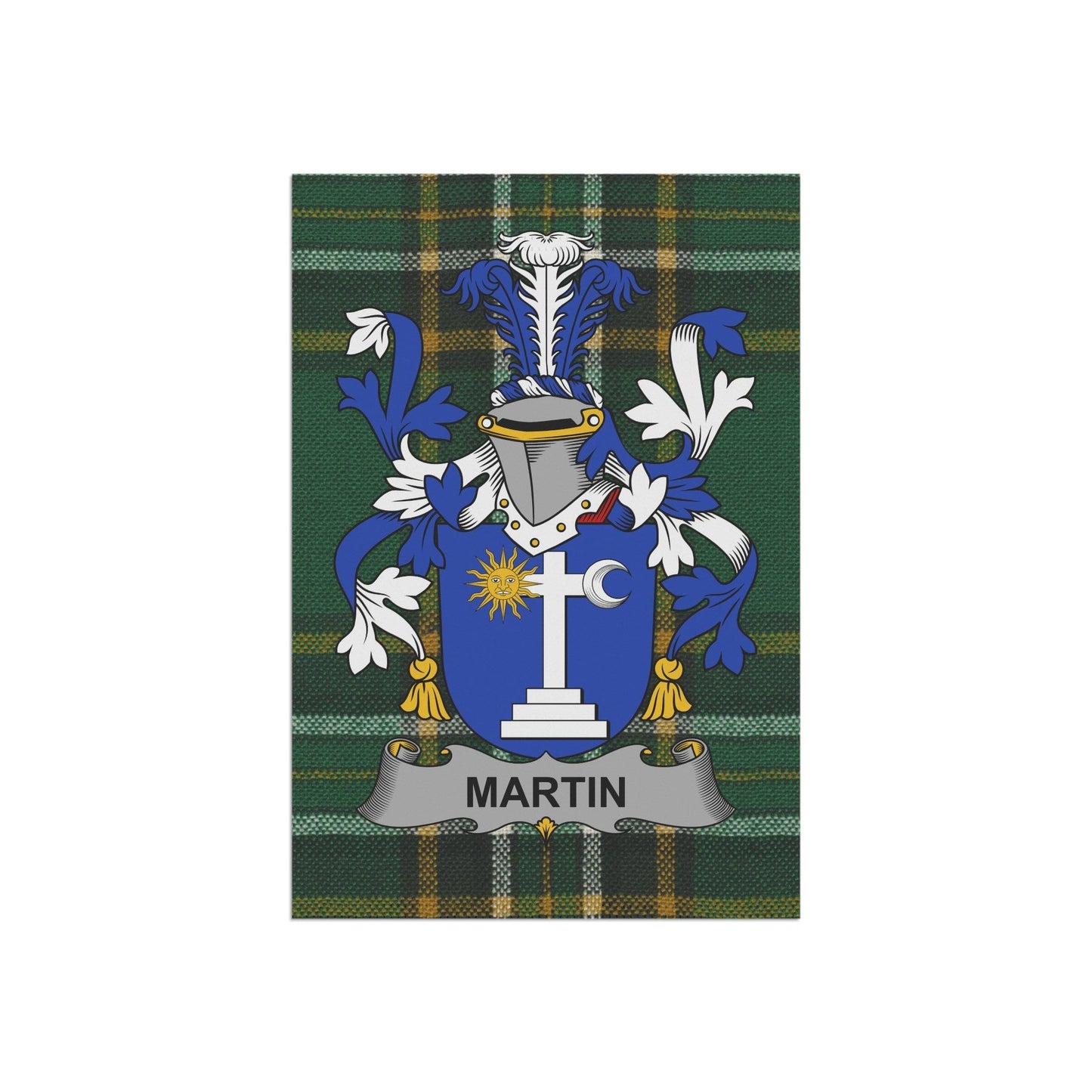 Martin Coat Of Arms Irish Garden Flag