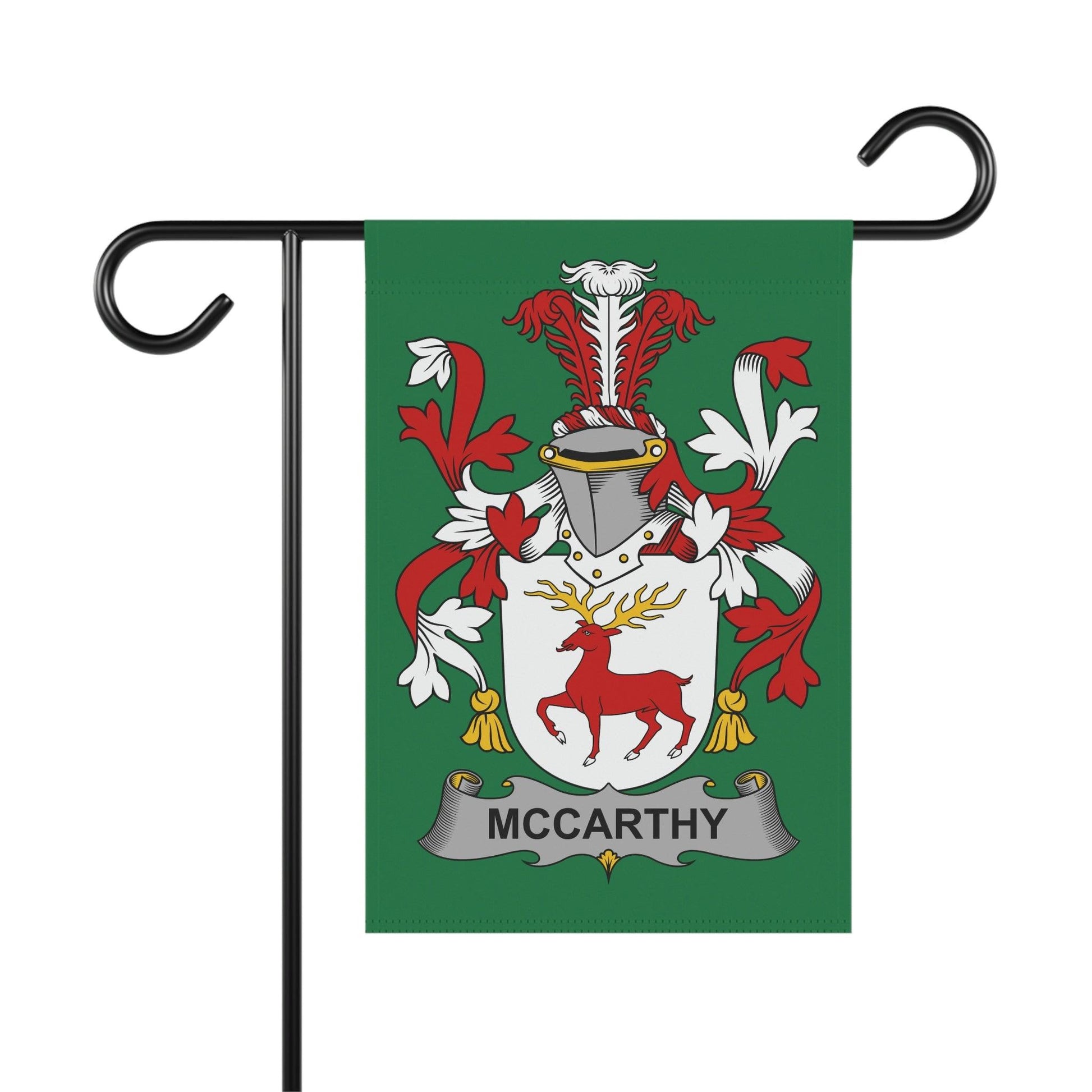 McCarthy Family Coat Of Arms Irish Flag, Irish Family Name Garden Banner