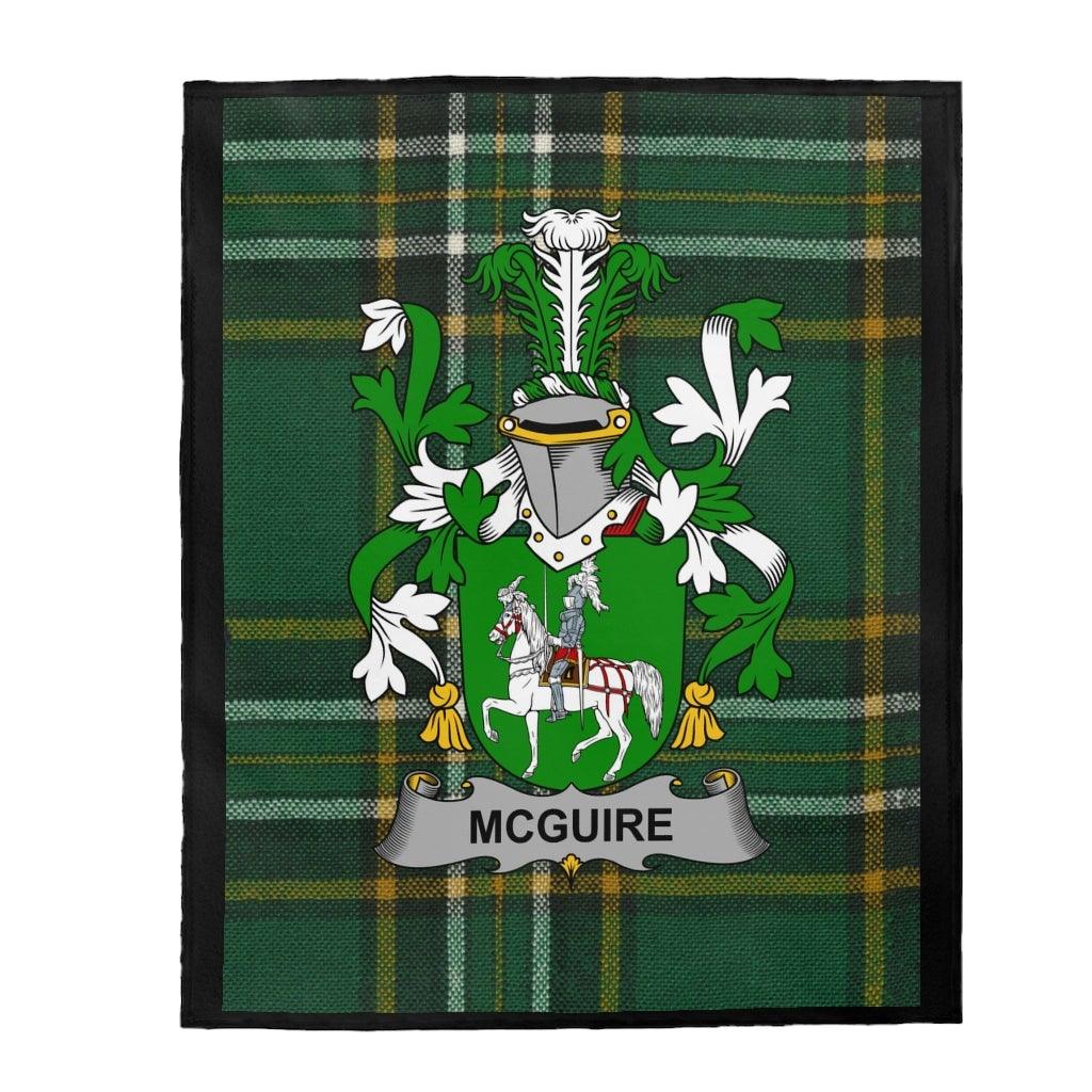 McGuire Coat Of Arms Irish Blanket