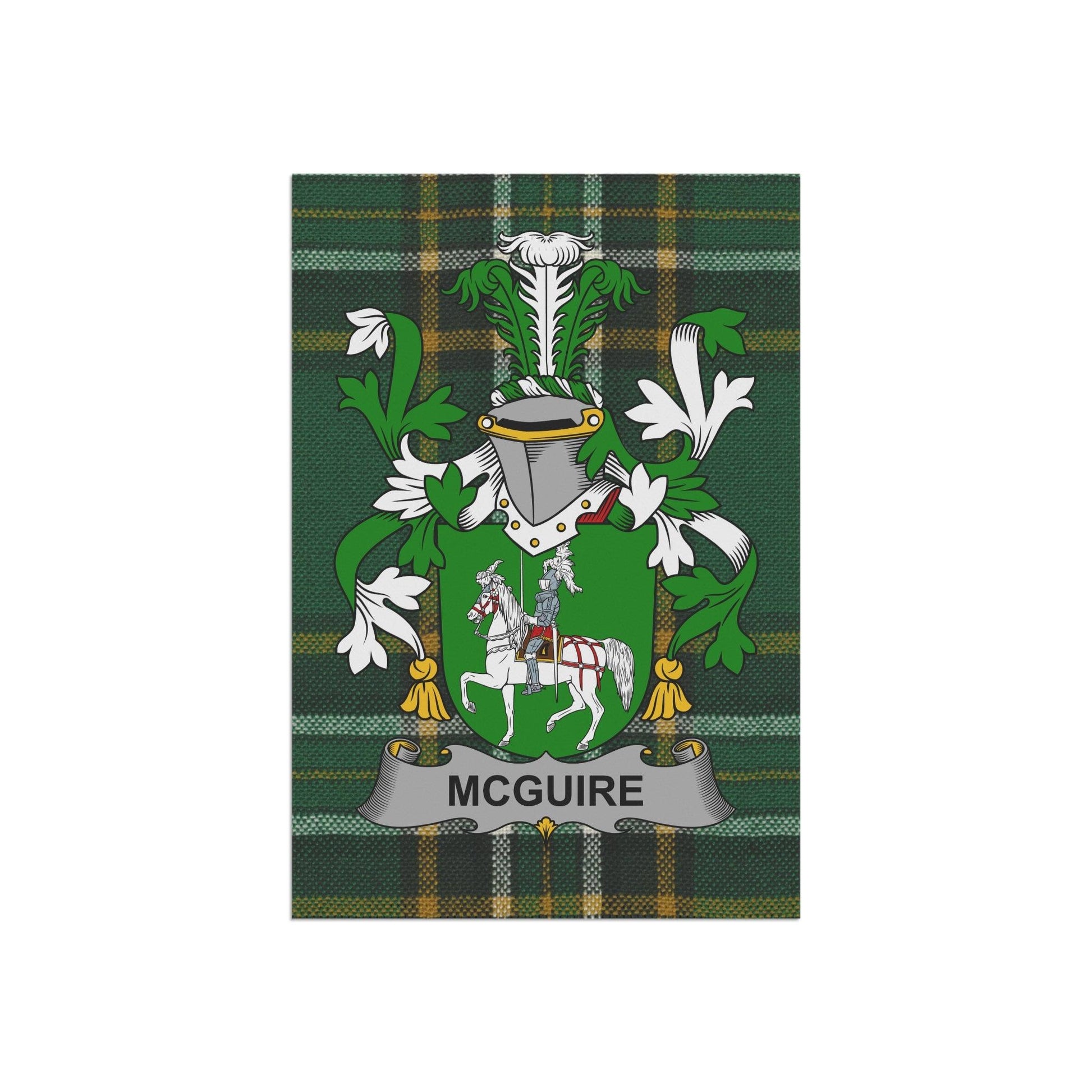 McGuire Coat Of Arms Irish Garden Flag