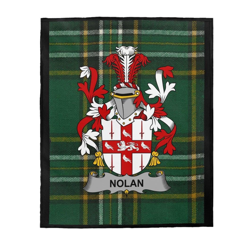 Nolan Coat Of Arms Irish Blanket