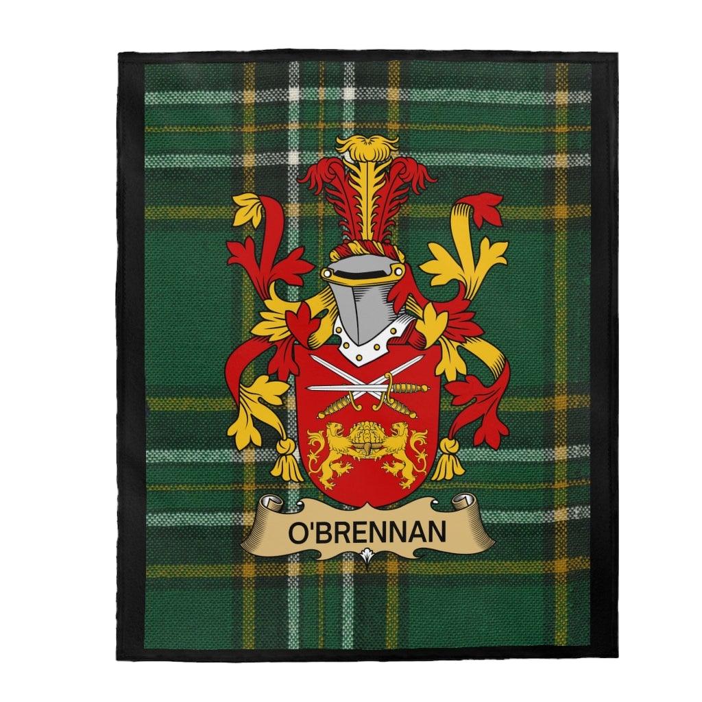 O'Brennan Coat Of Arms Irish Blanket