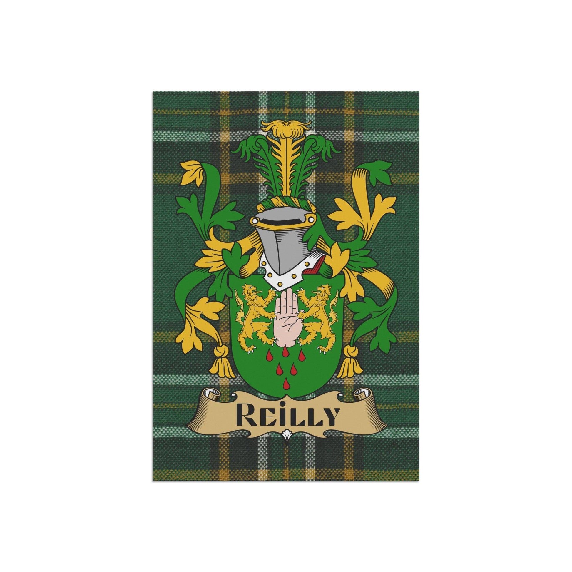 Reilly Coat Of Arms Irish Garden Flag