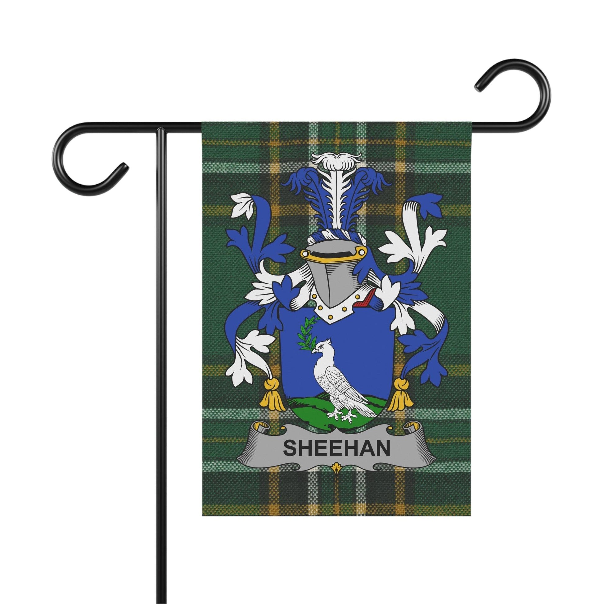 Sheehan Coat Of Arms Irish Garden Flag