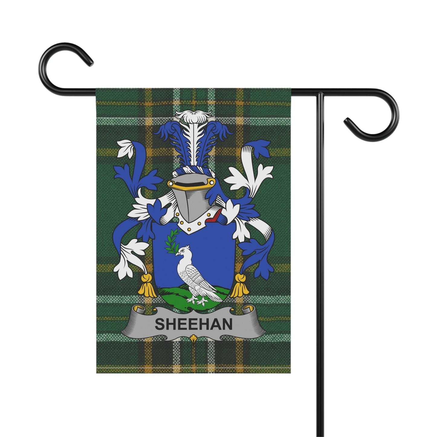Sheehan Coat Of Arms Irish Garden Flag