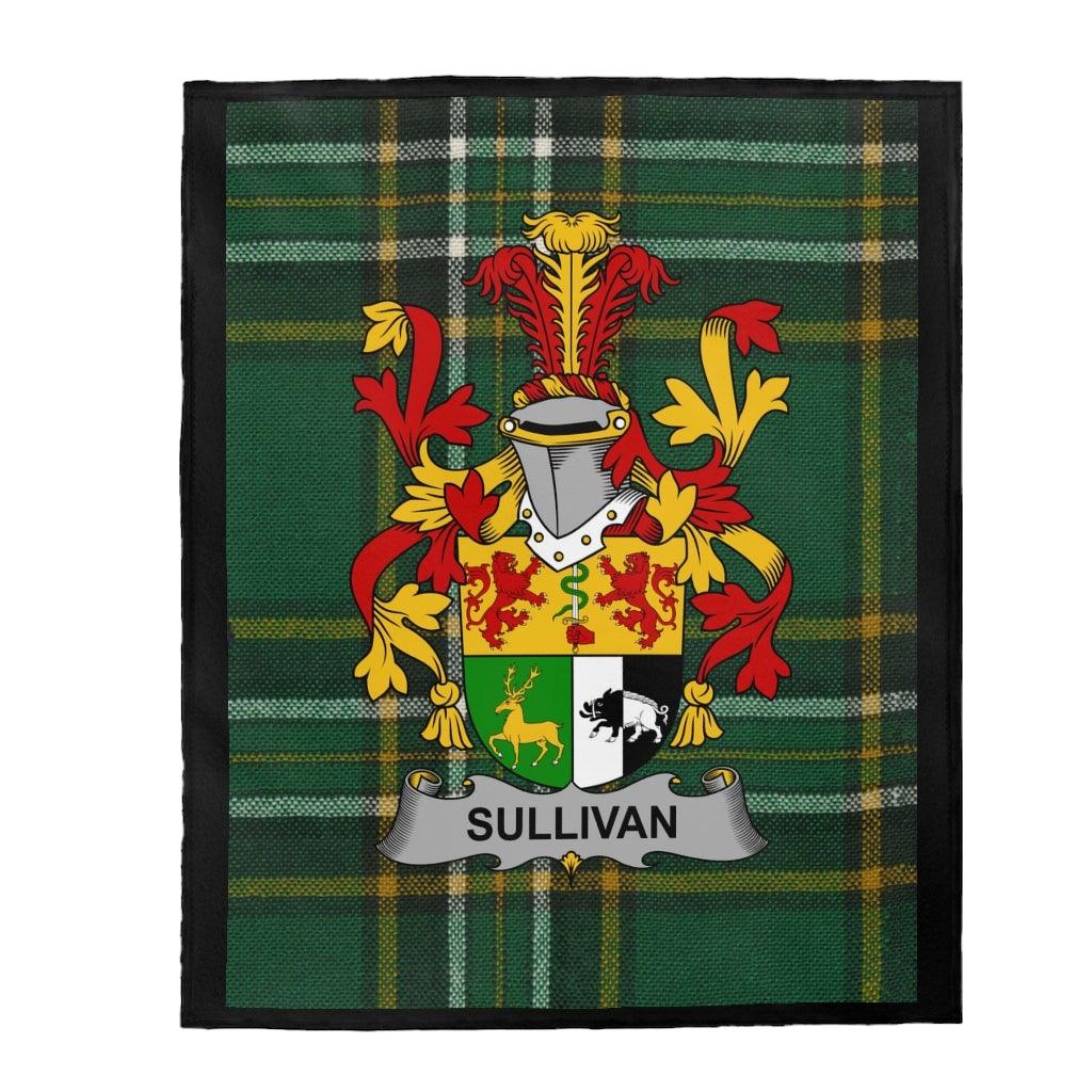 Sullivan Coat Of Arms Irish Blanket