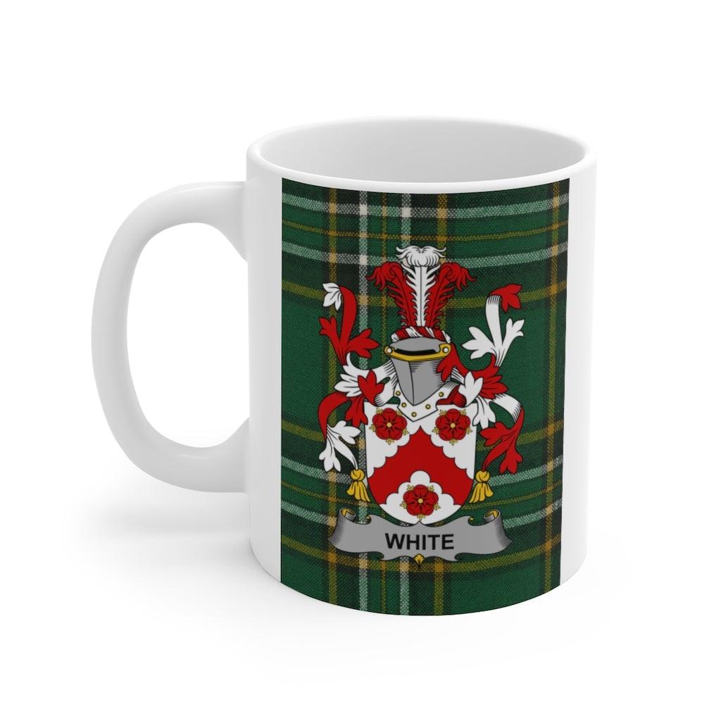 White Coat Of Arms Irish Mug